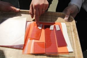 more trials to find the right terra cotta colour